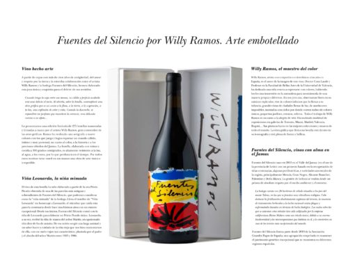 Comprar Fuentes del Silencio Villaflorez Obra de Arte Botella Grandes Pagos de España